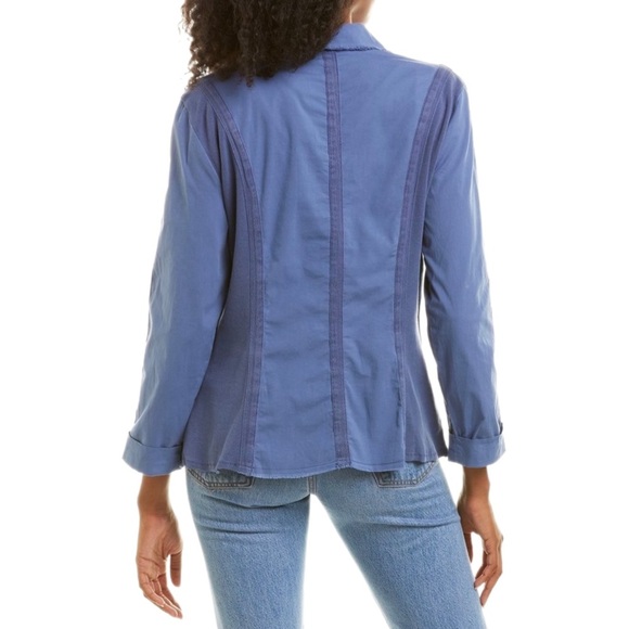 XCVI Raw Edge Safari Utility Jacket NWT! - Picture 2 of 8